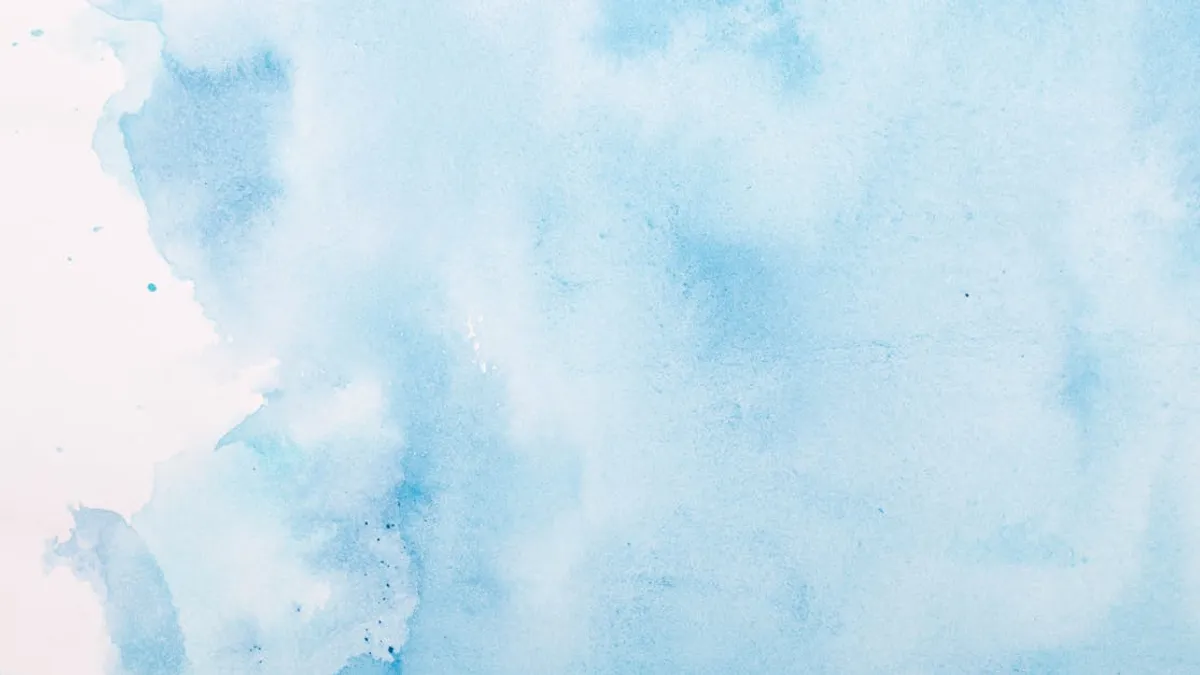Gentle blue watercolor texture for creative backgrounds and artistic designs.